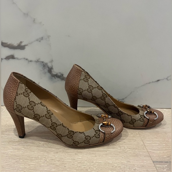 Gucci mid-heel pump with horsebit, size 35 - Picture 2 of 6